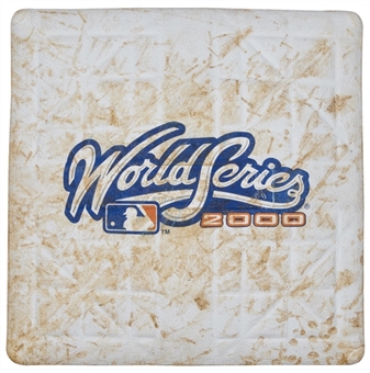 2000 MLB World Series Game Used 3rd Base (MLB Authenticated)